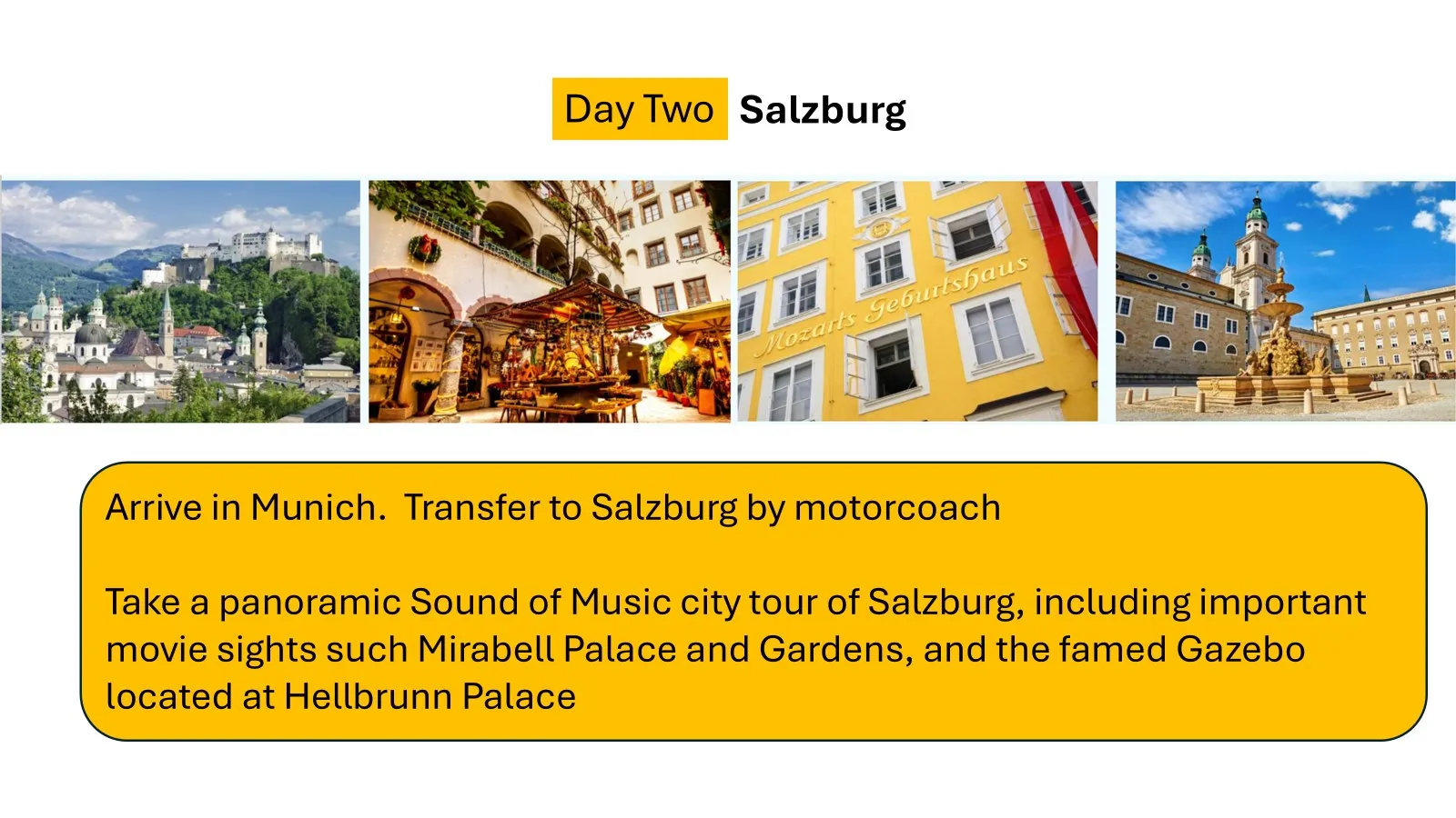 Austria tour itinerary — Day 2