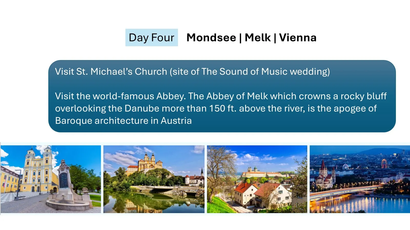 Austria tour itinerary — Day 4