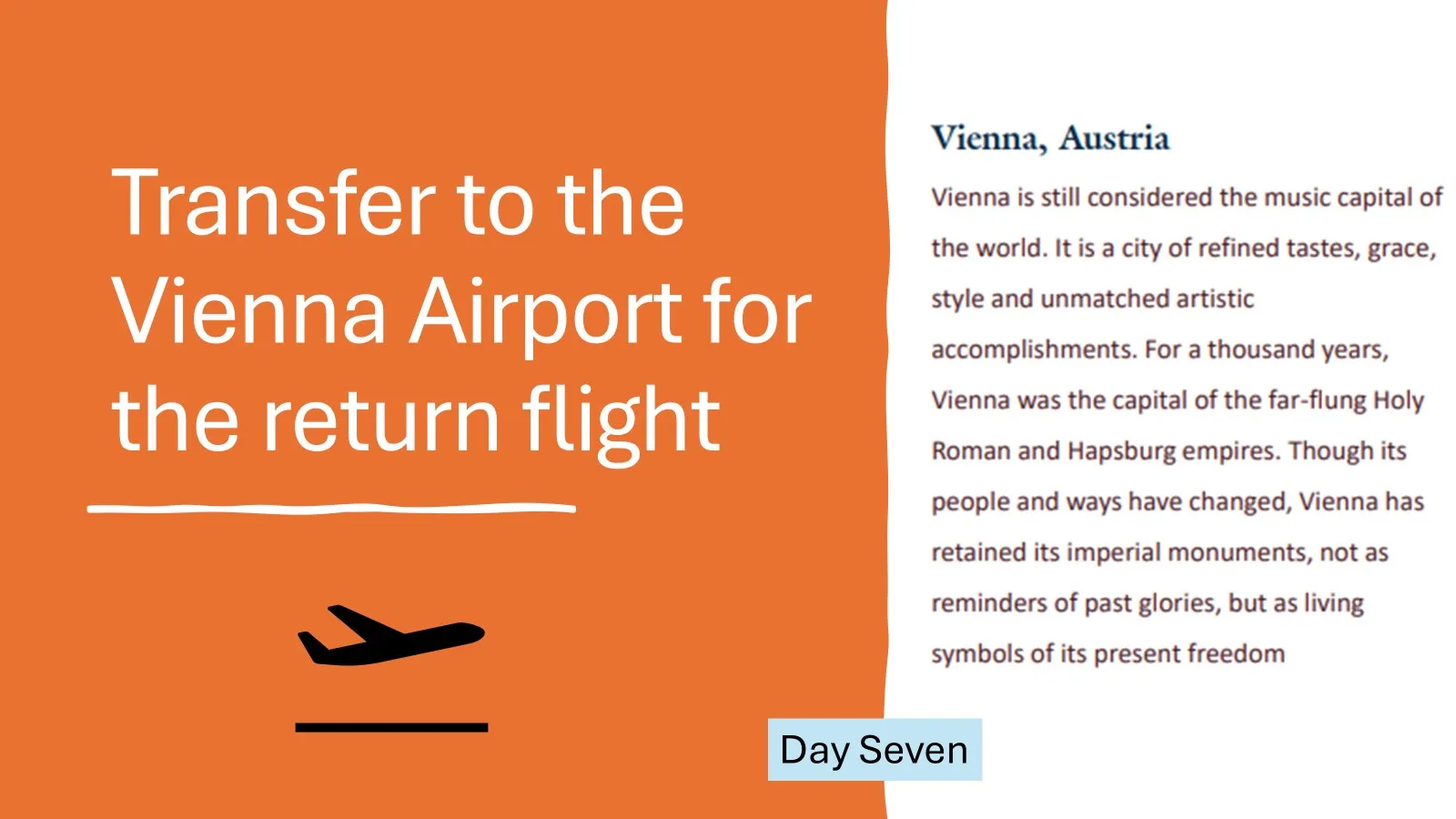 Austria tour itinerary — Day 7