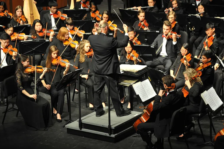 The Youth Orchestra of Charlotte in performance